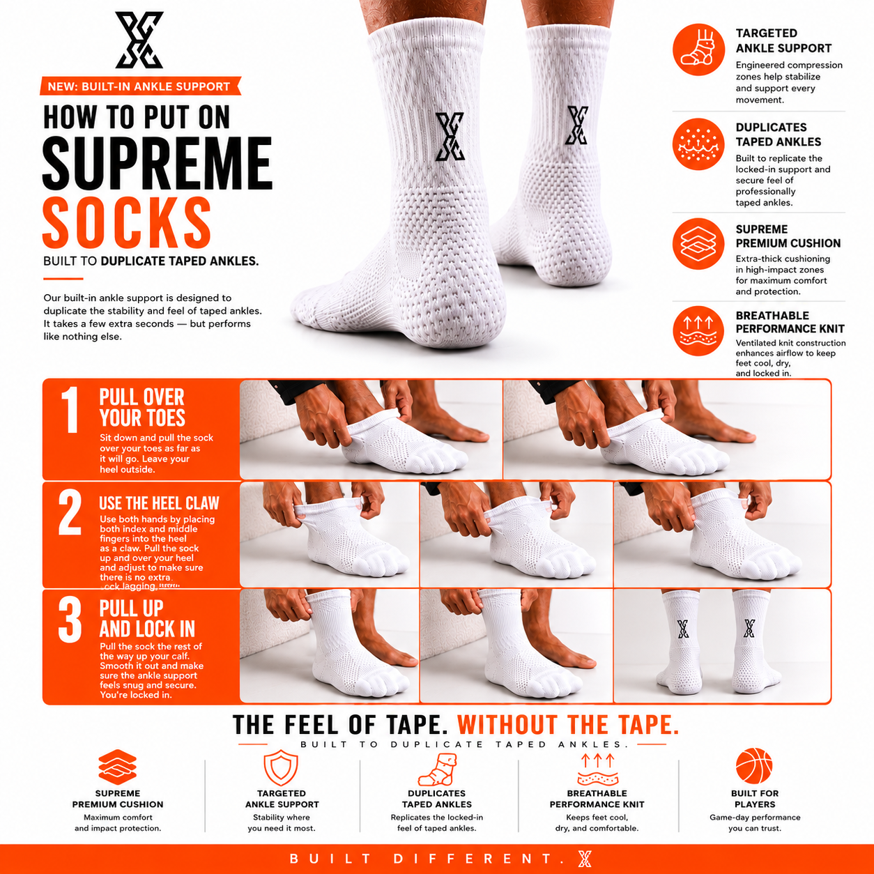 Supreme Performance Game Socks